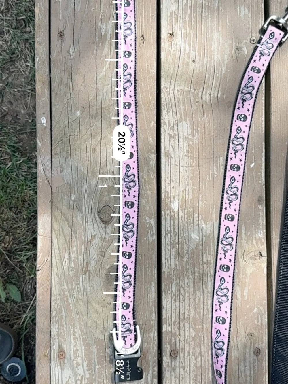 Matching Dog Collar + Leash — Handmade in CO